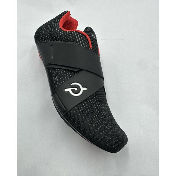 sz 10 Men New Peloton Unisex 11.5W Cycling Shoes Black Red Cleat Altos Sneakers main image 4
